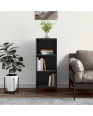 Buffet noir 34,5x32,5x90 cm bois d'ingénierie | Mobilier & Déco