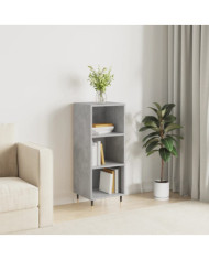 Buffet gris béton 34,5x32,5x90 cm bois d'ingénierie | Mobilier & Déco