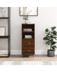 Buffet Chêne marron 34,5x34x90 cm Bois d'ingénierie | Mobilier & Déco