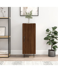 Buffet Chêne marron 34,5x34x90 cm Bois d'ingénierie | Mobilier & Déco