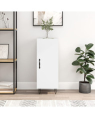 Buffet blanc 34,5x34x90 cm bois d'ingénierie | Mobilier & Déco