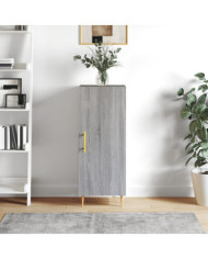Buffet Sonoma gris 34,5x34x90 cm Bois d'ingénierie | Mobilier & Déco