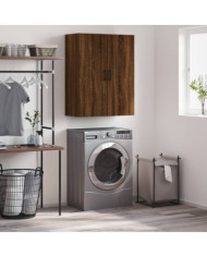 Armoire murale chêne marron 69,5x34x90 cm | Mobilier & Déco
