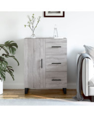 Buffet sonoma gris 69,5x34x90 cm bois d'ingénierie | Mobilier & Déco