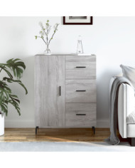 Buffet sonoma gris 69,5x34x90 cm bois d'ingénierie | Mobilier & Déco