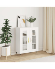 Buffet blanc 69,5x34x90 cm bois d'ingénierie | Mobilier & Déco