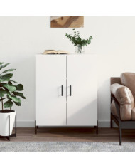 Buffet blanc 69,5x34x90 cm bois d'ingénierie | Mobilier & Déco