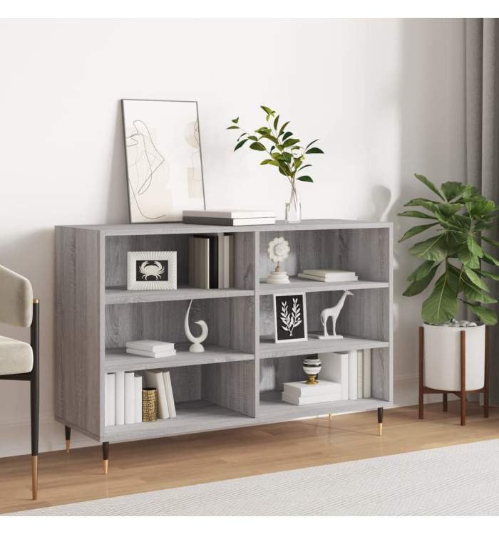 Buffet sonoma gris 103,5x35x70 cm bois d'ingénierie | Mobilier & Déco