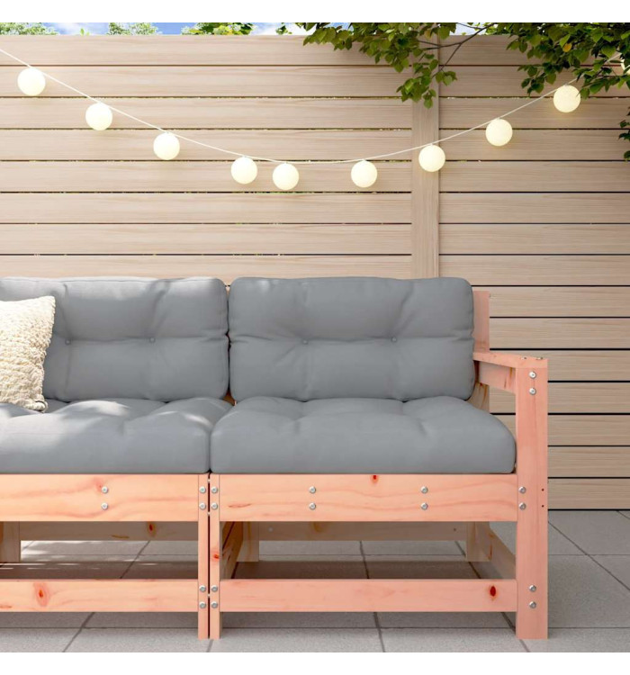 Chaise de jardin avec coussins bois massif douglas | Mobilier & Déco