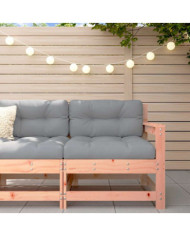 Chaise de jardin avec coussins bois massif douglas | Mobilier & Déco