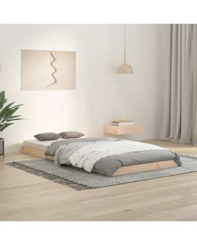 Cadre de lit sans matelas 90x200 cm bois de pin massif | Mobilier & Déco