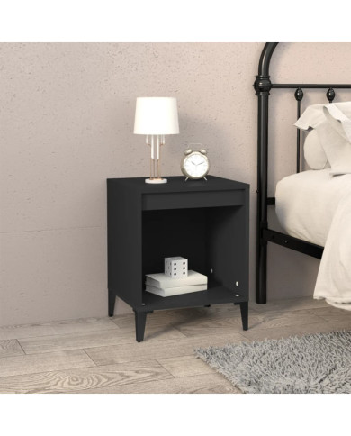 Table de chevet Noir 40x35x50 cm | Mobilier & Déco