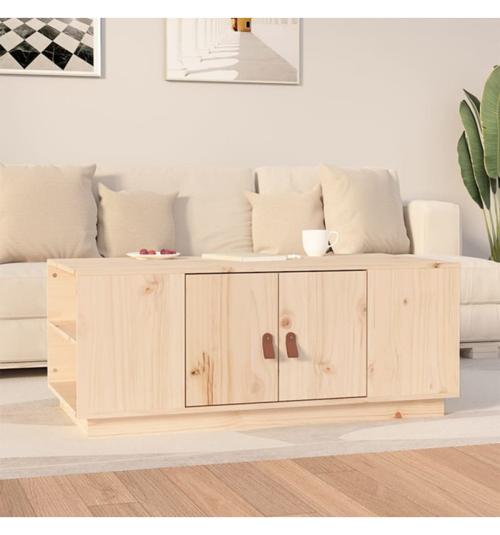 Table basse 100x50x41 cm Bois massif de pin | Mobilier & Déco