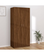 Garde-robe Chêne marron 90x52x200 cm Bois d'ingénierie | Mobilier & Déco