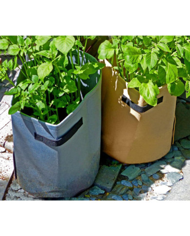 Nature Sac de culture de pommes de terre 37 L anthracite | Mobilier & Déco