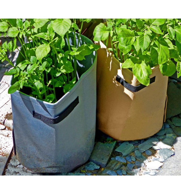 Nature Sac de culture de pommes de terre 37 L anthracite | Mobilier & Déco