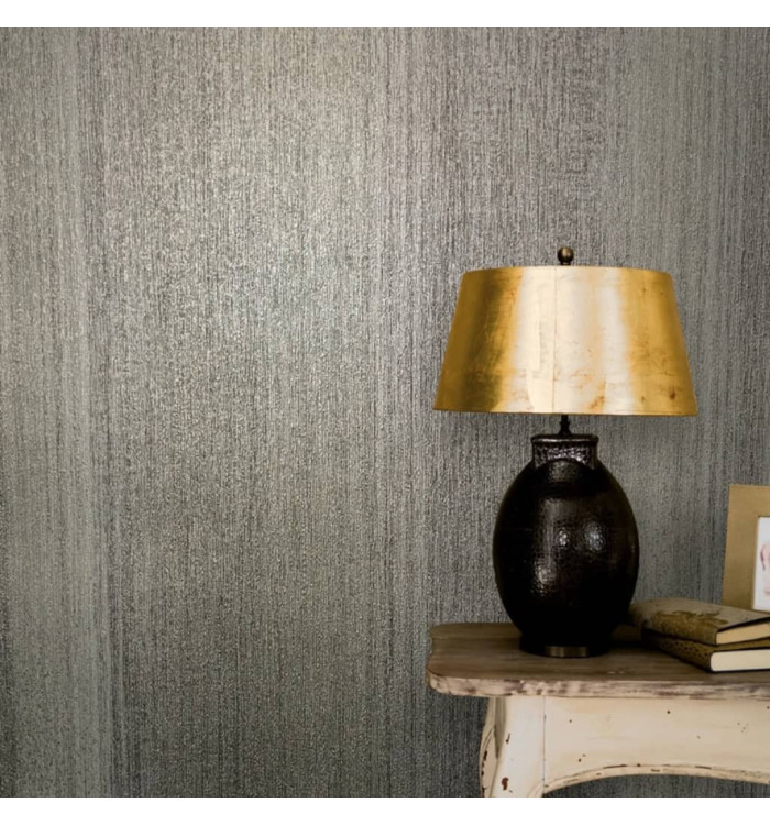 Noordwand Papier peint Vintage Deluxe Walpaper Stripes Marron et gris | Mobilier & Déco