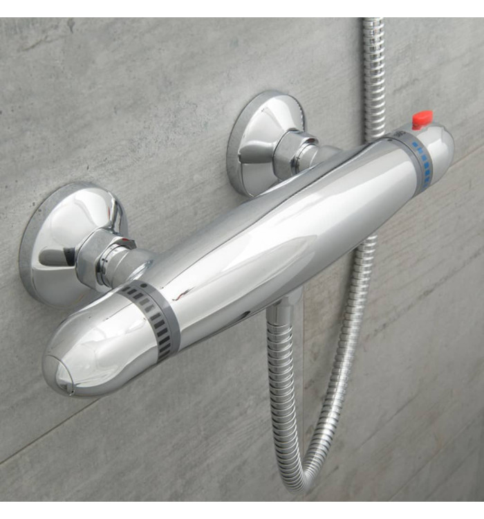 SCHÜTTE Mitigeur thermostatique de douche SUPRA Chrome | Mobilier & Déco