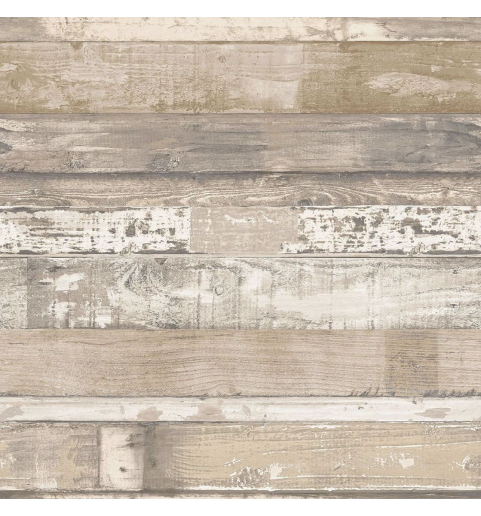 Noordwand Papier peint Homestyle Old Wood marron et beige | Mobilier & Déco