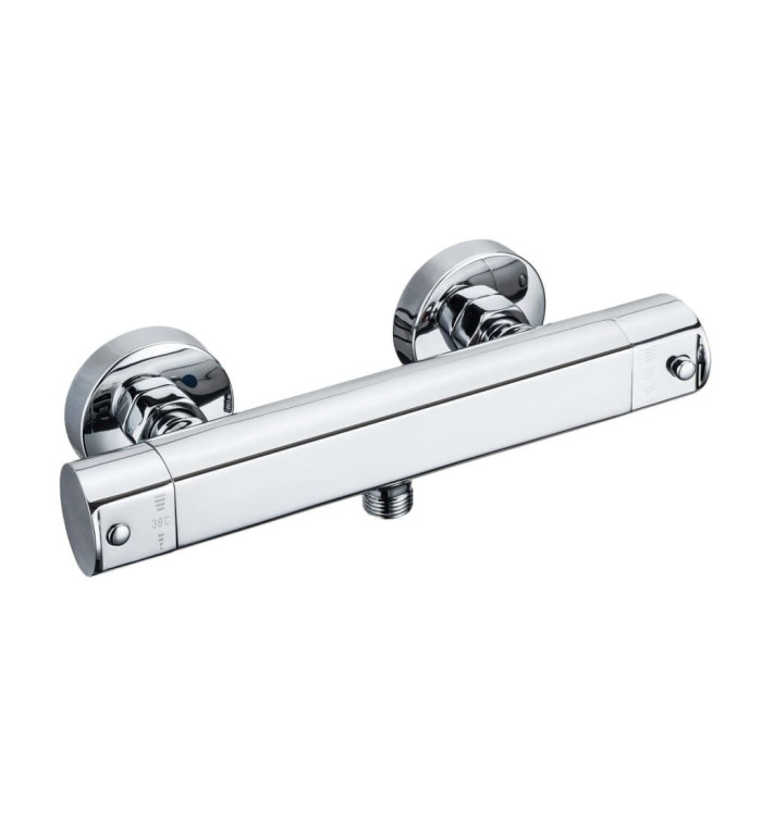 SCHÜTTE Mitigeur thermostatique de douche VITA Chrome | Mobilier & Déco