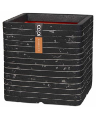 Capi Jardinière Nature Row carré 30x30 cm anthracite KRWZ902 | Mobilier & Déco