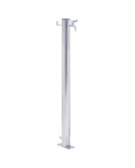 Colonne à eau de jardin 40 cm acier inoxydable rond | Mobilier & Déco