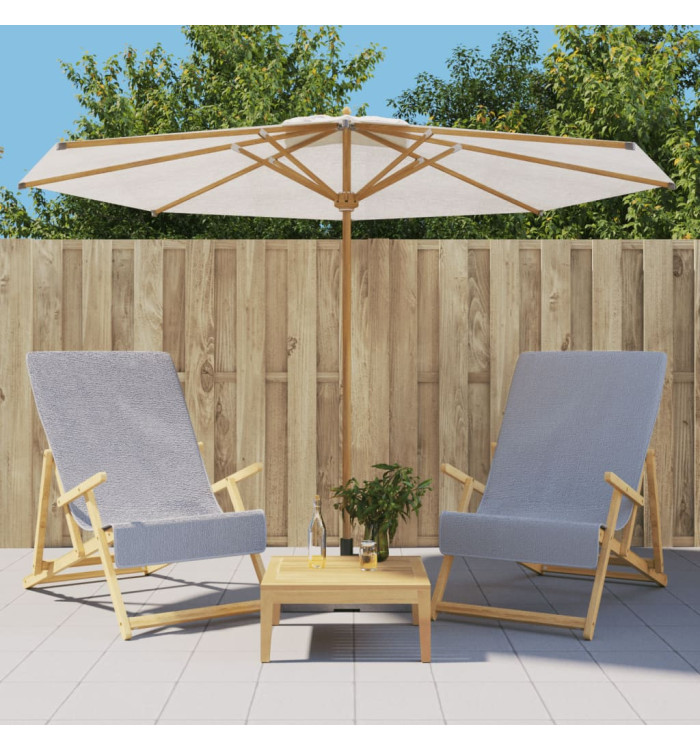 Serviettes de plage 2 pcs gris 60x135 cm tissu 400 GSM | Mobilier & Déco