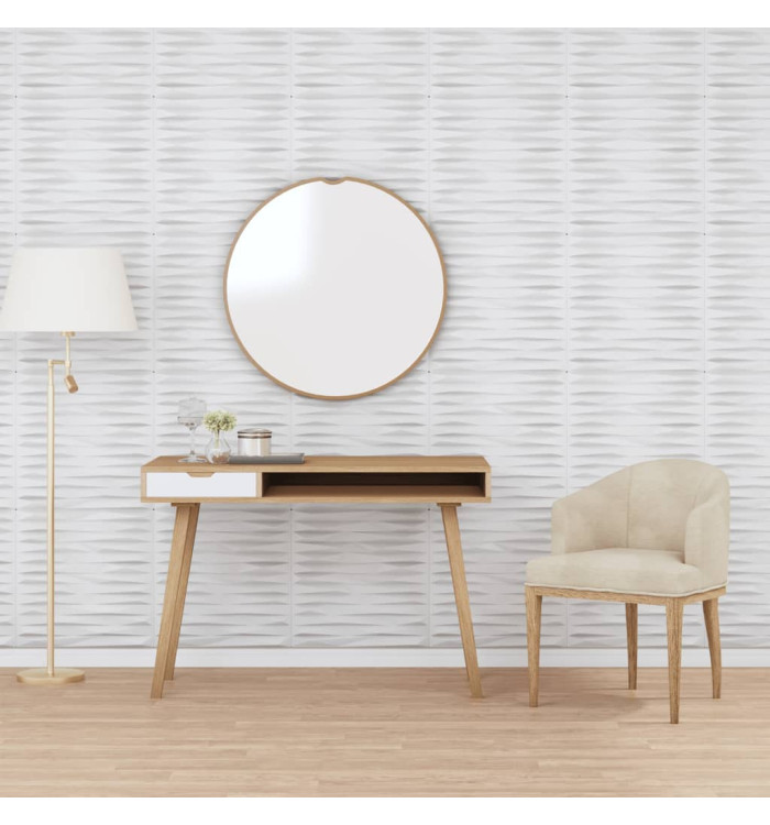 Panneaux muraux 48 pcs blanc 50x50 cm XPS 12 m² pierre | Mobilier & Déco