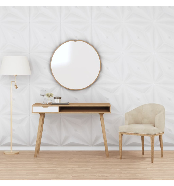 Panneaux muraux 24 pcs blanc 50x50 cm XPS 6 m² étoile | Mobilier & Déco