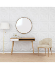 Panneaux muraux 24 pcs blanc 50x50 cm XPS 6 m² étoile | Mobilier & Déco