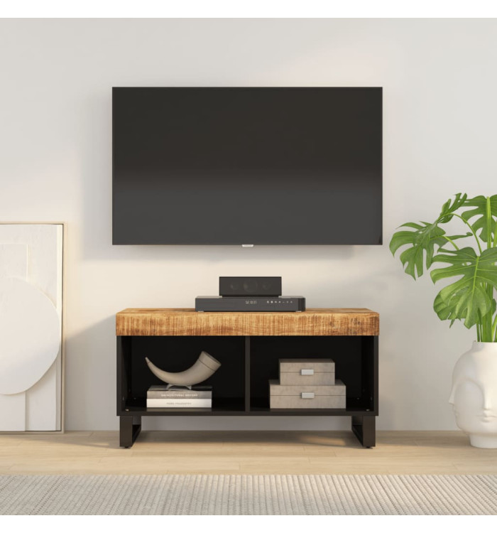 Meuble TV 85x33x43,5 cm bois massif de manguier | Mobilier & Déco