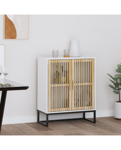 Buffet blanc 60x30x75 cm bois d'ingénierie | Mobilier & Déco