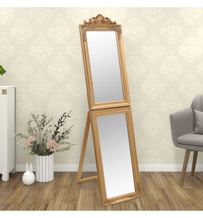 Miroir sur pied Doré 50x200 cm | Mobilier & Déco