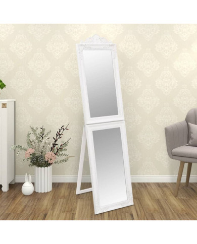 Miroir sur pied Blanc 40x160 cm | Mobilier & Déco