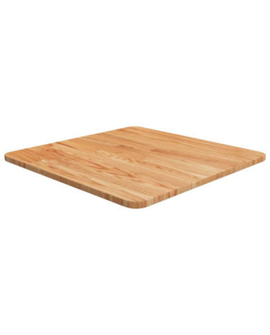 Dessus de table carré Marron clair50x50x1,5cm Bois chêne traité | Mobilier & Déco
