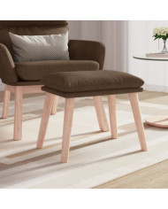 Repose-pied Marron 45x29,5x35 cm Tissu | Mobilier & Déco
