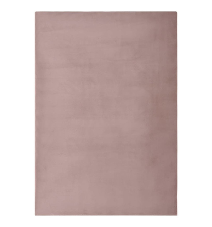 Tapis Fausse fourrure de lapin 180x270 cm Vieux rose | Mobilier & Déco