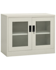 Armoire de bureau Gris clair 90x40x70 cm Acier | Mobilier & Déco
