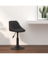 Tabouret de bar Noir Velours | Mobilier & Déco