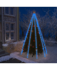 Guirlande lumineuse d'arbre de Noël 400 LED Bleu 400 cm | Mobilier & Déco