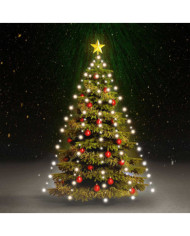 Guirlande lumineuse d'arbre de Noël 180 LED Blanc froid 180 cm | Mobilier & Déco