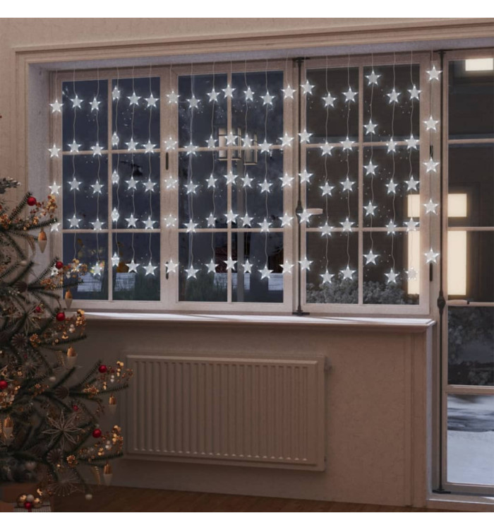 Guirlande lumineuse à étoiles LED 500 LED Blanc 8 fonctions | Mobilier & Déco