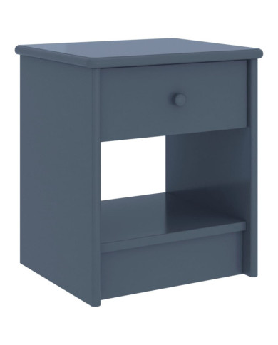 Table de chevet Gris clair 35x30x40 cm Bois de pin massif | Mobilier & Déco