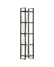 Bibliothèque 5 niveaux 40x30x180 cm Bois de récupération massif | Mobilier & Déco