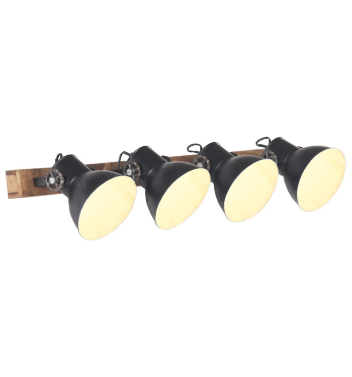 Lampe murale industrielle Noir 90x25 cm E27 | Mobilier & Déco