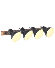 Lampe murale industrielle Noir 90x25 cm E27 | Mobilier & Déco