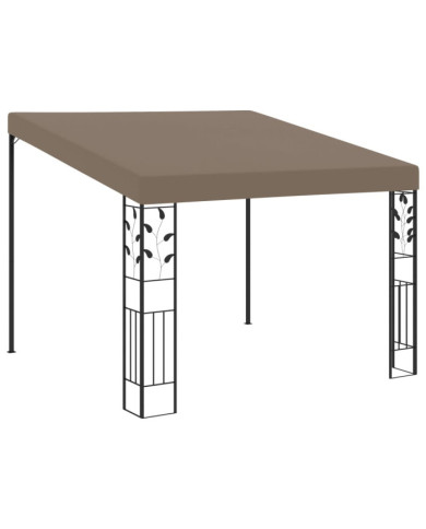 Belvédère mural 3x3x2,5 m Taupe | Mobilier & Déco