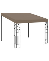 Belvédère mural 3x3x2,5 m Taupe | Mobilier & Déco