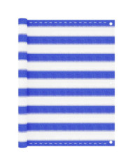 Écran de balcon Bleu et blanc 90x400 cm PEHD | Mobilier & Déco