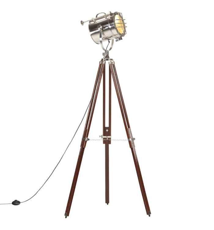 Lampadaire à trépied bois de manguier massif 180 cm | Mobilier & Déco